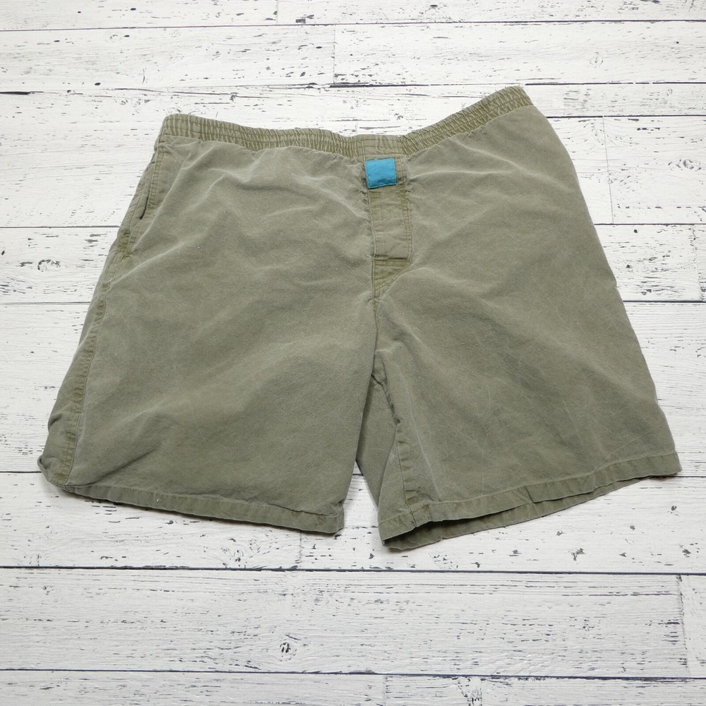 Helly Hansen Olive Green Cargo Shorts with Blue Tab